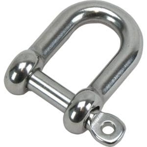 316 Stainless Steel Forged D Shackles | Brisbane | Shadeworx