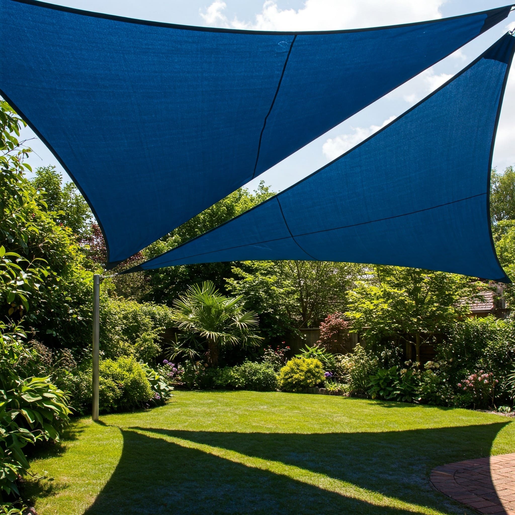 3m Triangle shade sail: 3-point sunshade