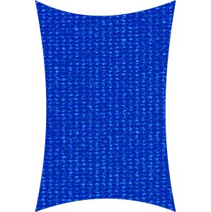 4 point Rectangular Blue Shade Sail – 5.5mtrs x 7mtrs