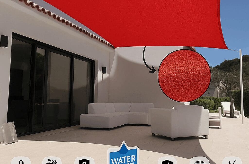Waterproof Shade Sails: Shade Cloth Fabric, Design & Materials