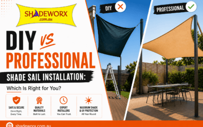 DIY vs Professional Shade Sail Installation: Pros & Cons